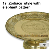 12  Zodiacs  style with elephant pattern