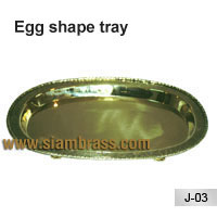 Egg shape tray