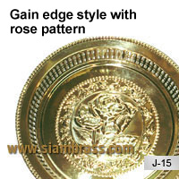 Gain edge style with rose pattern