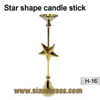 Star shape candle stick