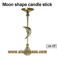 Moon shape candle stick