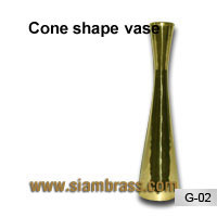 Cone shaped vase