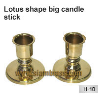 Lotus shape big candle stick