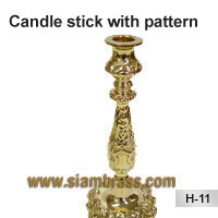 Candle stick with pattern
