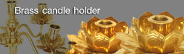 Brass candle holder