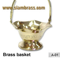 Brass basket
