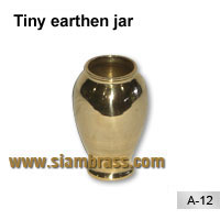 Tiny earthen jar