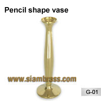 Pencil shape vase