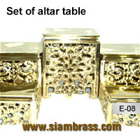 Set of altar table